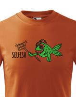 Originální triko s potiskem Selfish - ideální vtipný potisk
