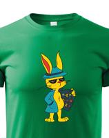 Originální triko s velikonočním zajícem - ideální vtipný potisk