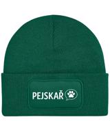 Pánská čepice s obdélníkovou nášivkou pro pejskaře