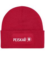 Pánská čepice s obdélníkovou nášivkou pro pejskaře