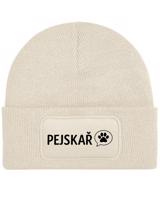 Pánská čepice s obdélníkovou nášivkou pro pejskaře