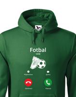 Pánská fotbalová mikina s potiskem Fotbal volá - skvělá mikina pro fotbalisty