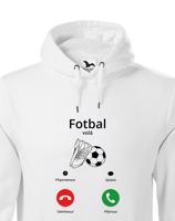 Pánská fotbalová mikina s potiskem Fotbal volá - skvělá mikina pro fotbalisty