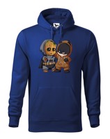 Pánska mikina Batman a Groot - ideální pro každého fanouška