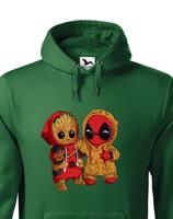 Pánska mikina Deadpool a Groot - super dárek