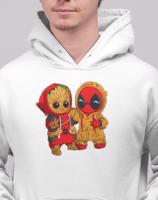 Pánska mikina Deadpool a Groot - super dárek