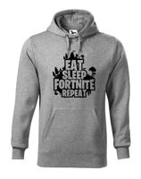 Pánská mikina Eat Sleep Fortnite Repeat
