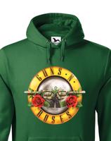 Pánská mikina Guns N’ Roses - mikina pro fanoušky hudební skupiny Guns N’ Roses