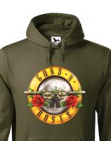 Pánská mikina Guns N’ Roses - mikina pro fanoušky hudební skupiny Guns N’ Roses