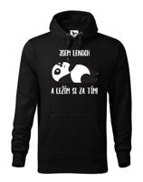 Pánská mikina Jsem lenoch a ležím si za tím! - ideální dárek pro muže
