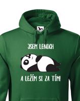Pánská mikina Jsem lenoch a ležím si za tím! - ideální dárek pro muže