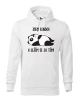 Pánská mikina Jsem lenoch a ležím si za tím! - ideální dárek pro muže