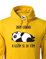 Pánská mikina Jsem lenoch a ležím si za tím! - ideální dárek pro muže