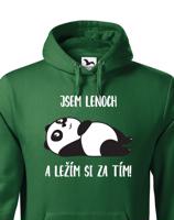 Pánská mikina Jsem lenoch a ležím si za tím! - ideální dárek pro muže