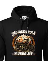 Pánská mikina Motorka volá - Mikina pro motorkáře