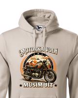 Pánská mikina Motorka volá - Mikina pro motorkáře