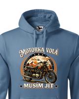 Pánská mikina Motorka volá - Mikina pro motorkáře