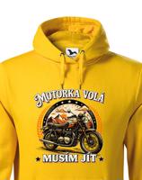 Pánská mikina Motorka volá - Mikina pro motorkáře