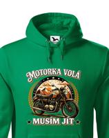 Pánská mikina Motorka volá - Mikina pro motorkáře