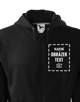 Pánská mikina na zip s vlastním potiskem - doručeníí již do 24 h