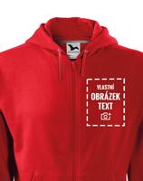 Pánská mikina na zip s vlastním potiskem - doručeníí již do 24 h