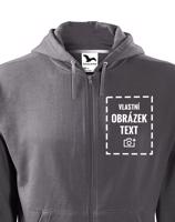 Pánská mikina na zip s vlastním potiskem - doručeníí již do 24 h