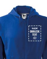 Pánská mikina na zip s vlastním potiskem - doručeníí již do 24 h