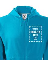Pánská mikina na zip s vlastním potiskem - doručeníí již do 24 h
