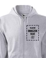 Pánská mikina na zip s vlastním potiskem - doručeníí již do 24 h