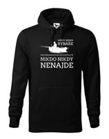Pánská mikina Nikdy neser rybáře - skvělý dárek pro rybáře