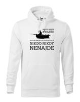 Pánská mikina Nikdy neser rybáře - skvělý dárek pro rybáře