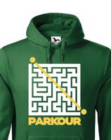 Pánská mikina - Parkour bludiště