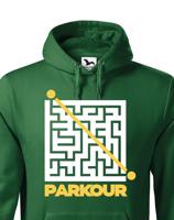 Pánská mikina - Parkour bludiště