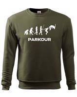 Pánská mikina - Parkour evoluce