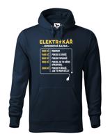 Pánská mikina pro elektrikáře - Hodinová sazba
