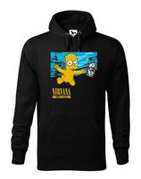 Pánská mikina pro fanoušky hudební skupiny Nirvana