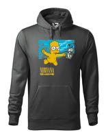 Pánská mikina pro fanoušky hudební skupiny Nirvana