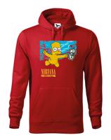 Pánská mikina pro fanoušky hudební skupiny Nirvana