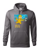 Pánská mikina pro fanoušky hudební skupiny Nirvana
