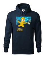 Pánská mikina pro fanoušky hudební skupiny Nirvana