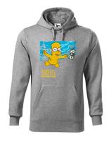 Pánská mikina pro fanoušky hudební skupiny Nirvana