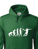 Pánská mikina pro házenkáře s potiskem evoluce házené - skvělý dárek