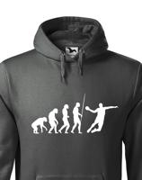 Pánská mikina pro házenkáře s potiskem evoluce házené - skvělý dárek