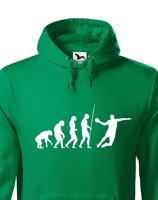 Pánská mikina pro házenkáře s potiskem evoluce házené - skvělý dárek