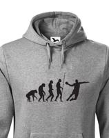 Pánská mikina pro házenkáře s potiskem evoluce házené - skvělý dárek