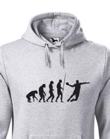 Pánská mikina pro házenkáře s potiskem evoluce házené - skvělý dárek