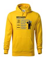 Pánská mikina pro mechanika- Hodinová sazba
