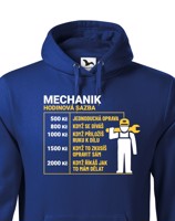 Pánská mikina pro mechanika- Hodinová sazba