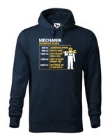 Pánská mikina pro mechanika- Hodinová sazba