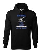 Pánská mikina pro mechaniky Nejtěžší na mé práci je - ideální dárek nejen k narozeninám